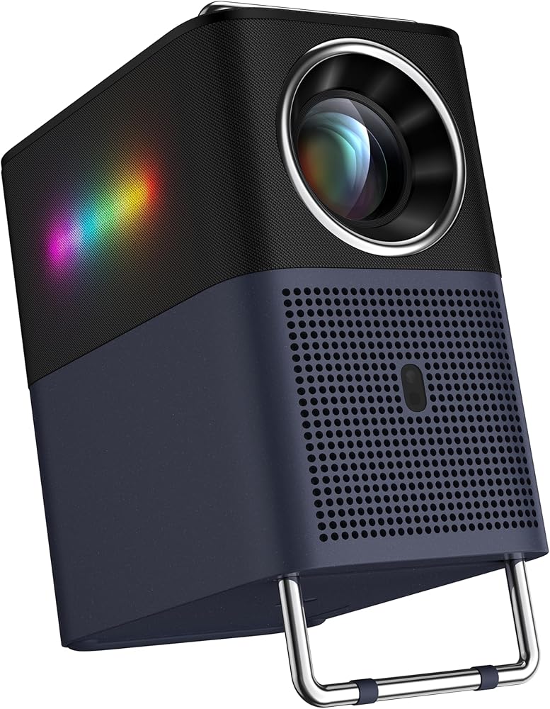Projector with Official Netflix Licensed, 1080P Portable Outdoor Movie Projector