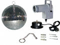 RGB disco ball with mounting